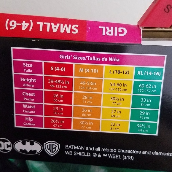 NEW Riddler Girl Halloween Costume Cosplay Small 4-6 Dress Hat Batman Villain - Picture 7 of 7